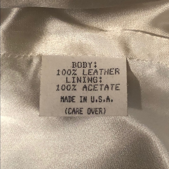 Neiman Marcus White leather Jacket - Picture 3 of 5